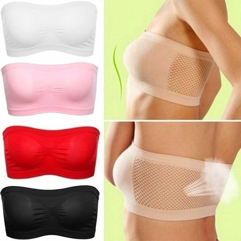 Seamless Strapless Summer Ladies Bra (Pack Of 3)